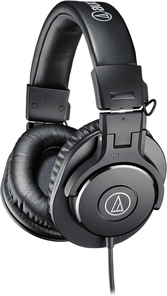 Video Podcast Equipment: Audio Technica ATH-M30x