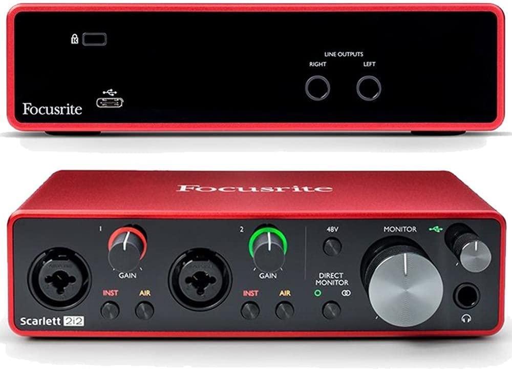 focusrite scarlett 2i2 review controls