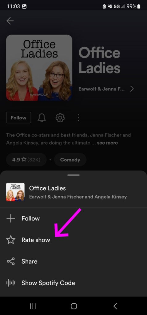 How to Rate a Spotify Podcast
